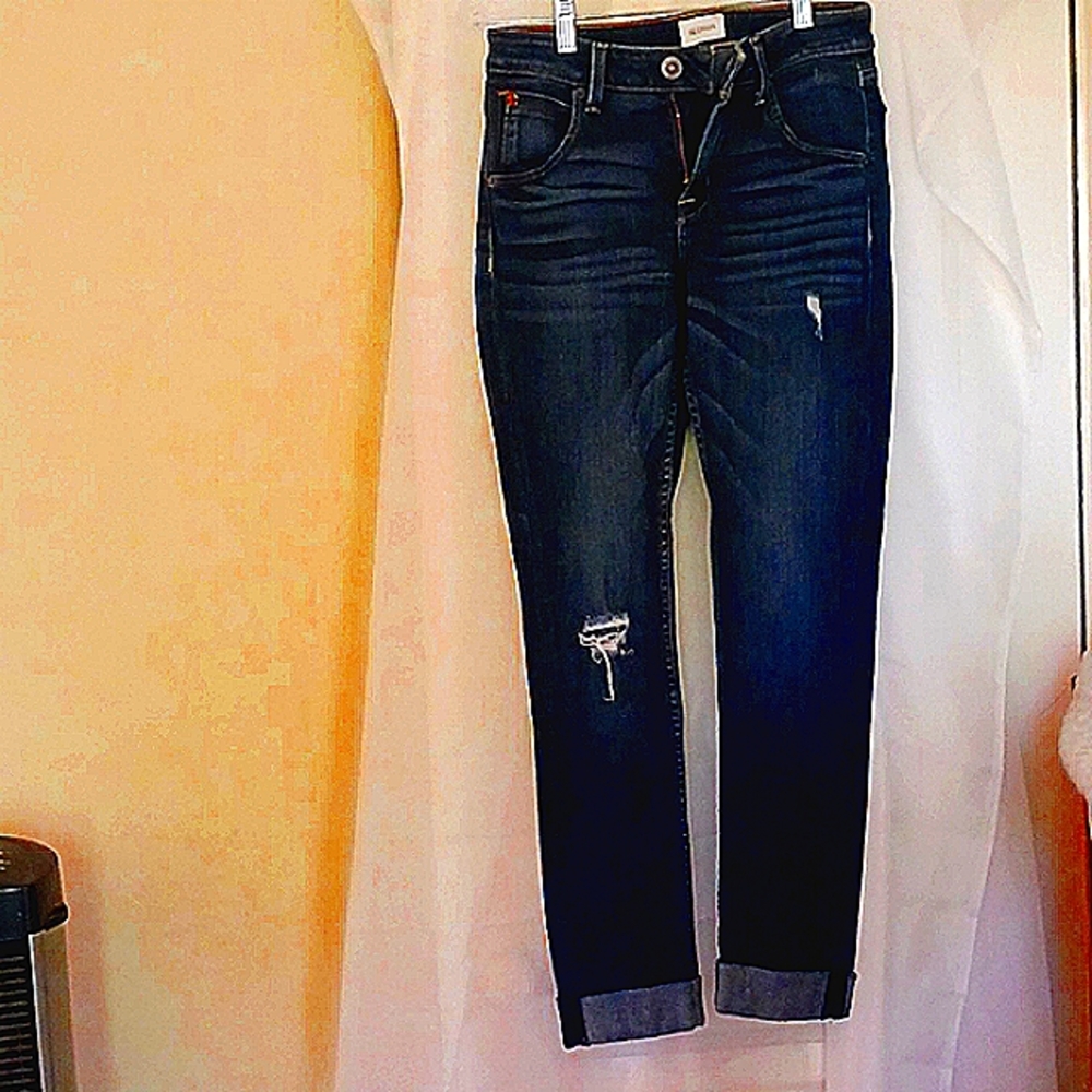 Hudson Bacara Cropped Straight Jean. Sz 24